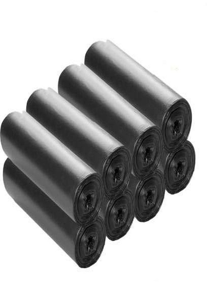Sandesh Garbage Bags Size Medium 25 Inch X 30 Inch (Black) Pack Of 08(120 Bags)(Trash Bag/Dustbin Bag) - Image 1